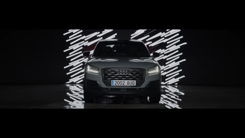 Audi Black Animaciones Led screen